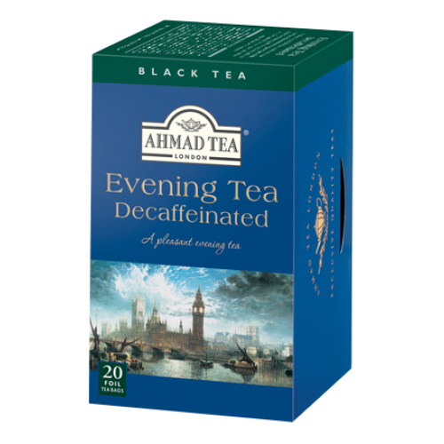 AHMAD TE KOFFEINFRITT KVÄLLSTE TEPÅSAR / EVENING TEA DECAFFEINATED 20 TEABAGS